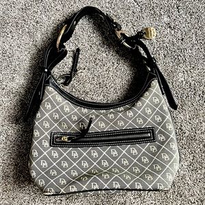 Dooney and Bourke vintage grey logo purse